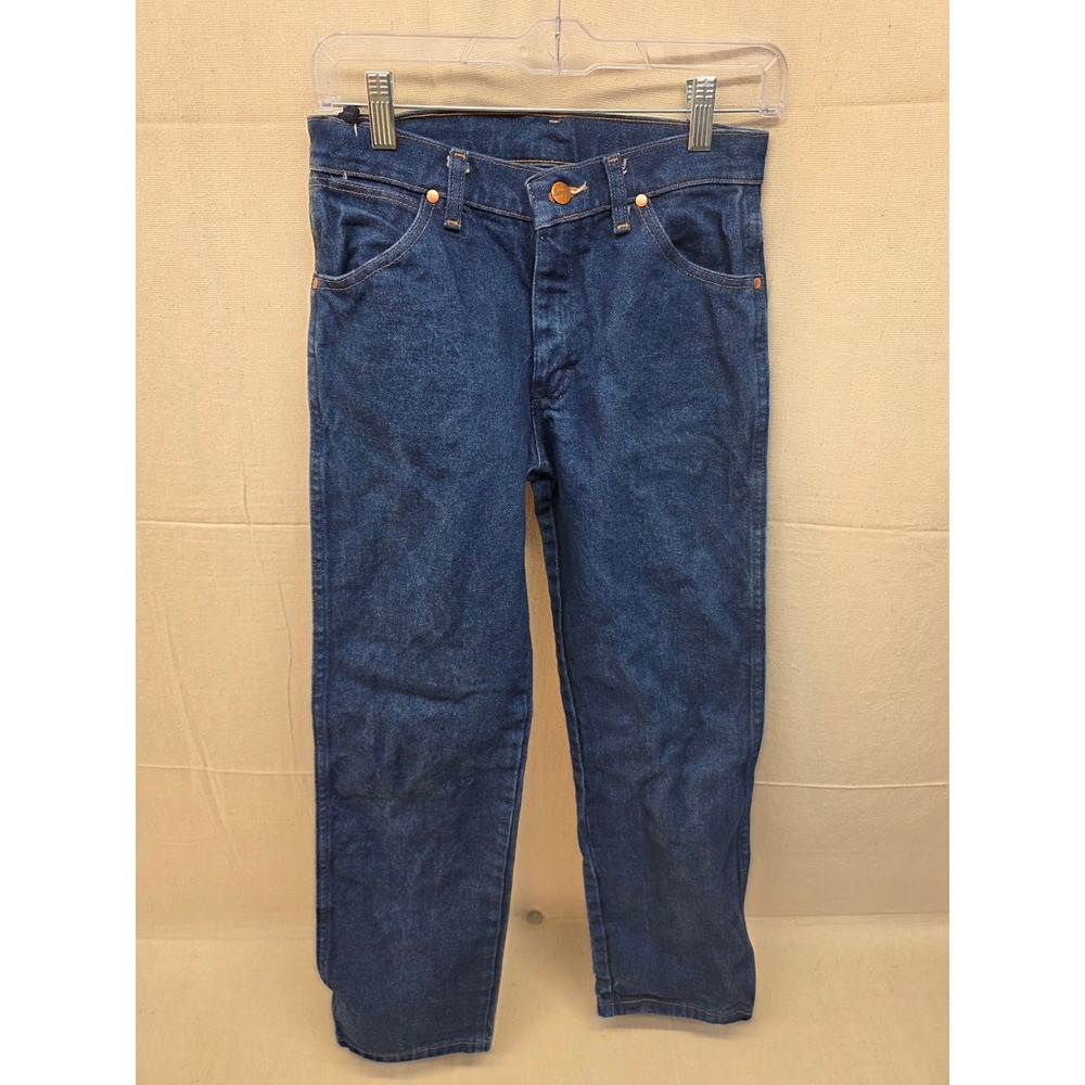 Wrangler Boys 14 Regular Jeans‎ Blue Straight Leg 100% Cotton 1013MWZBP Denim